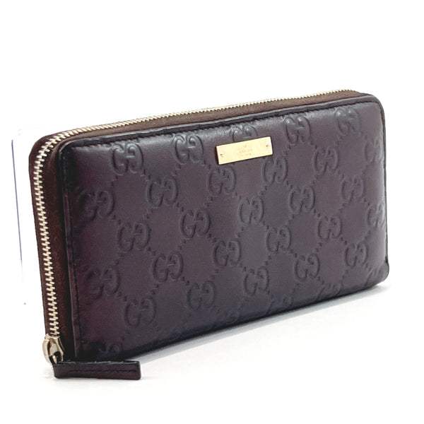 GUCCI purse 112724 Sima leather Brown Women Used