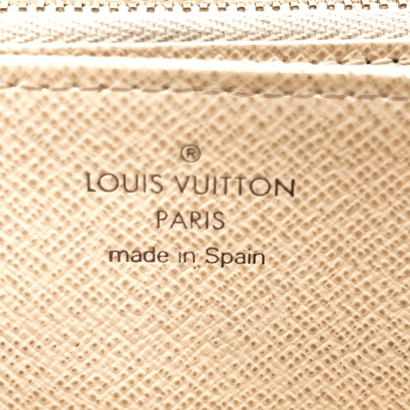 LOUIS VUITTON purse N41660 Zippy wallet Damier Azur Canvas white Women –