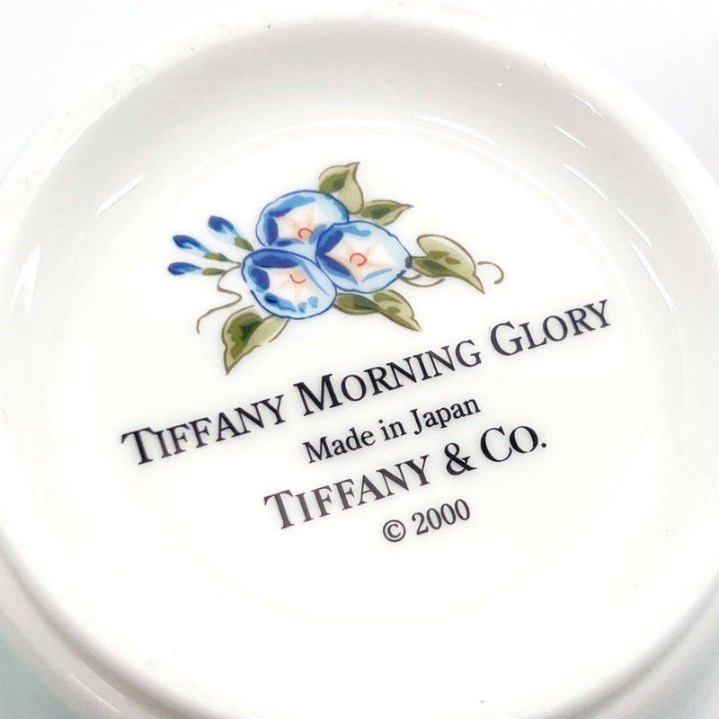 TIFFANY&Co. Mug Morning glory Two-piece set Pottery blue blue unisex Used