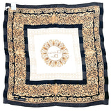 Christian Dior scarf silk Black Women Used