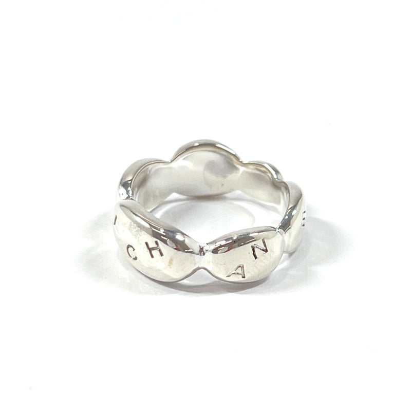 CHANEL Ring logo Silver925 #11(JP Size) Silver Women Used –