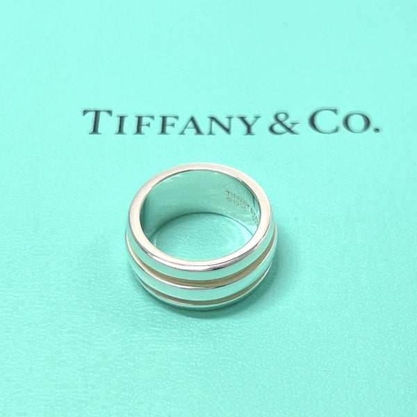 TIFFANY&Co. Ring Atlas grooved Silver925 #9(JP Size) Silver Women Used