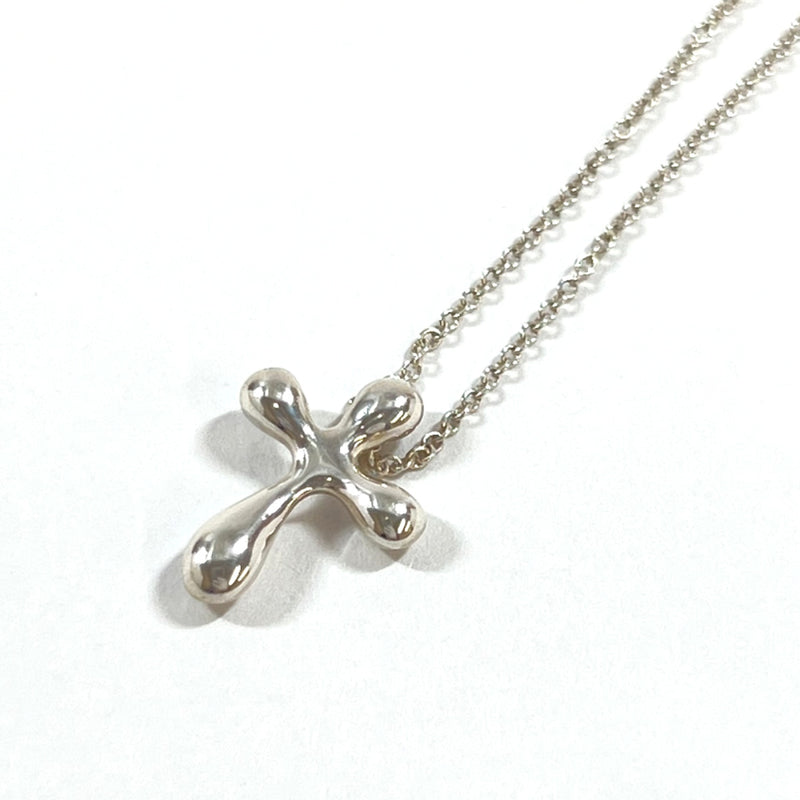 TIFFANY&Co. Necklace Cross mini Elsa Peretti Silver925 Silver Women Used