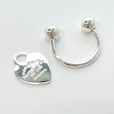 TIFFANY&Co. key ring Key ring Return to heart Silver925 Silver unisex Used