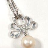 MIKIMOTO Necklace Silver/Pearl Silver Silver Women Used