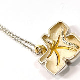 TIFFANY&Co. Necklace Nature Leaf Silver925/K18 Gold Silver Silver Women Used