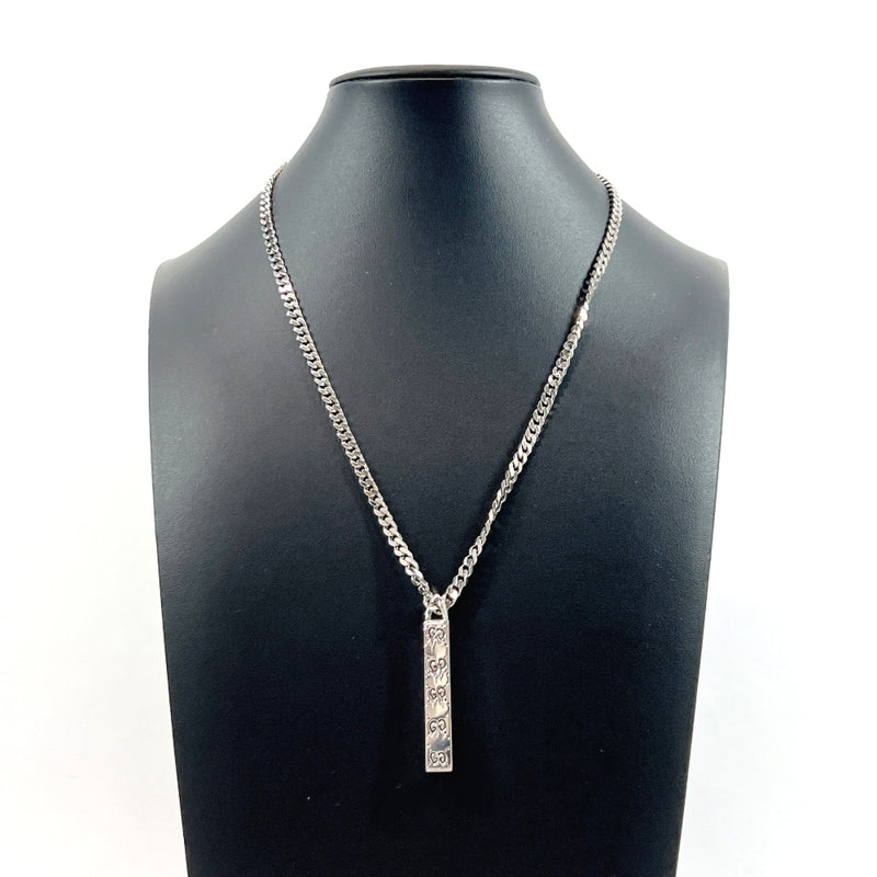 GUCCI Necklace Ghost bar Silver925 Silver unisex Used