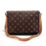 LOUIS VUITTON Shoulder Bag M51257 Mustet tango S Monogram canvas/Leather Brown Women Used