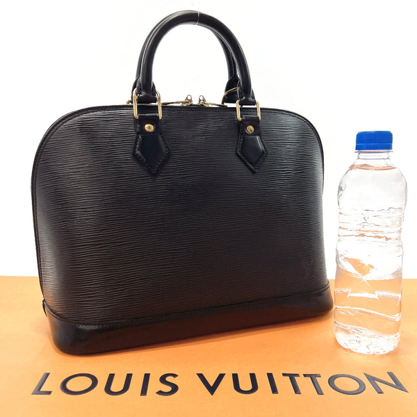 LOUIS VUITTON Handbag M40302 Alma PM Epi Leather Black Black Women Used