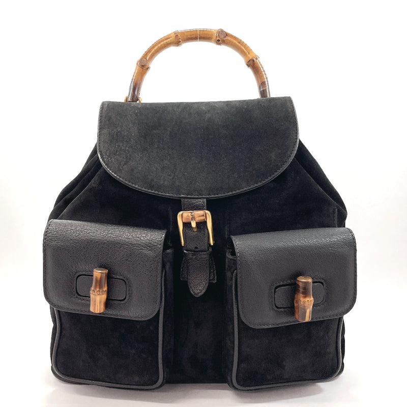 Leather backpack Gucci Black in Leather - 31290835