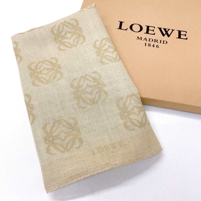 LOEWE Stall anagram wool/silk beige unisex Used