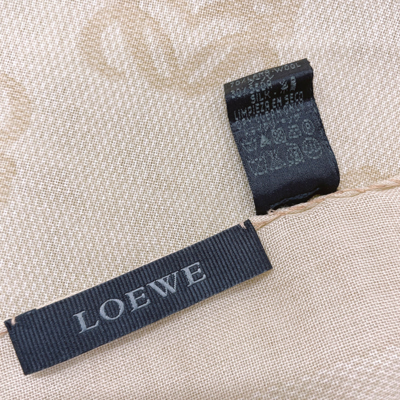 LOEWE Stall anagram wool/silk beige unisex Used