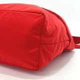 PRADA Tote Bag BN1959 Reversible 2WAY Tote Bag Nylon Red Women Used