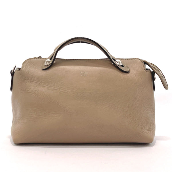 FENDI Handbag 8BL124 By the way leather beige beige Women Used