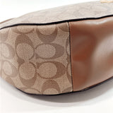 COACH Shoulder Bag F39527 Signature PVC Brown Women Used