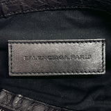 BALENCIAGA Clutch bag 273021 The clip leather Black unisex Used