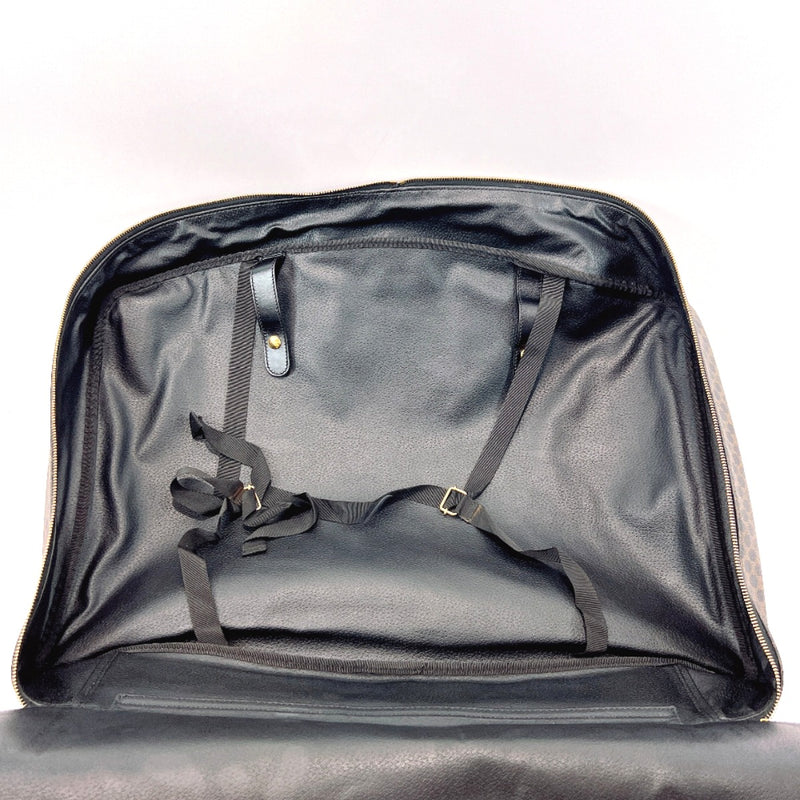 CELINE Boston bag MC98/2 Macadam PVC/leather Black Black unisex