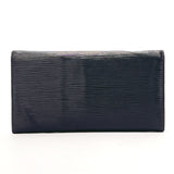 LOUIS VUITTON purse M63592 Portefeiulle Sarah Epi Leather Black mens Used