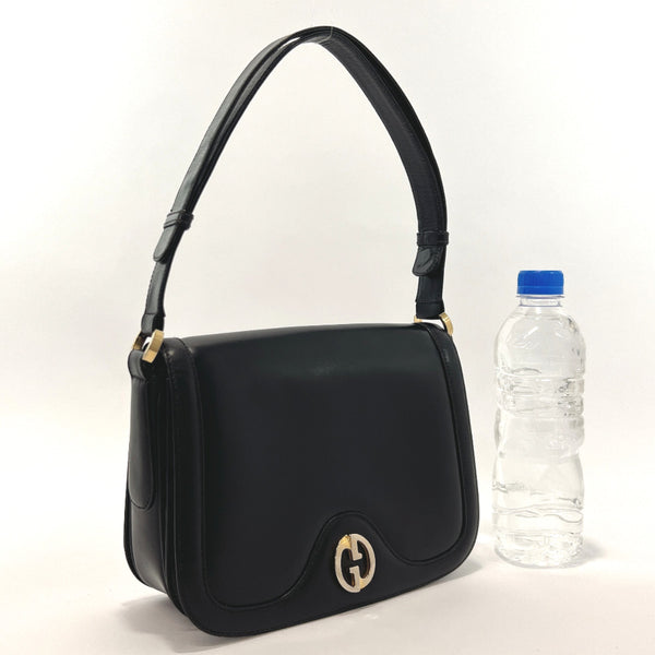 GUCCI Handbag vintage leather Black Women Used