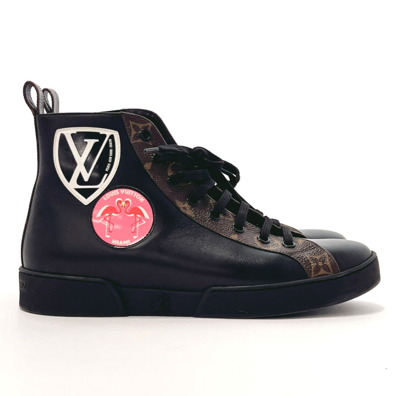 LOUIS VUITTON sneakers High cut sneakers Miami flamingo leather/Monogr –