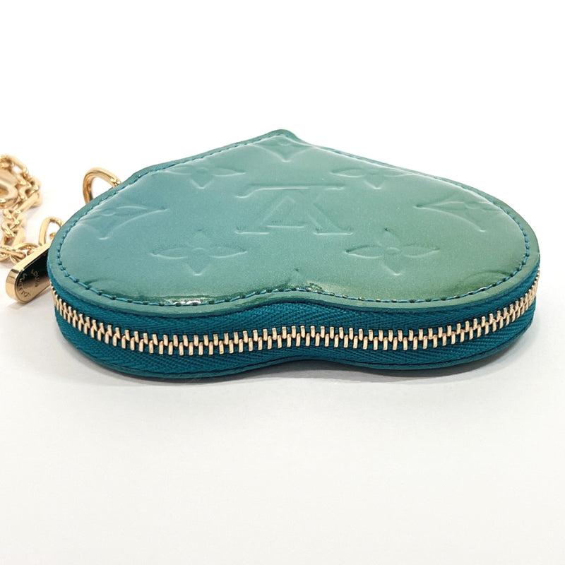 Louis Vuitton, Bags, Louis Vuitton Blue Vernis Heart Coin Purse
