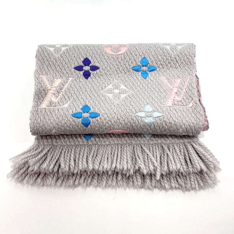 Louis Vuitton Wool Silk Echarpe Logomania Shine Muffler Monogram from JAPAN