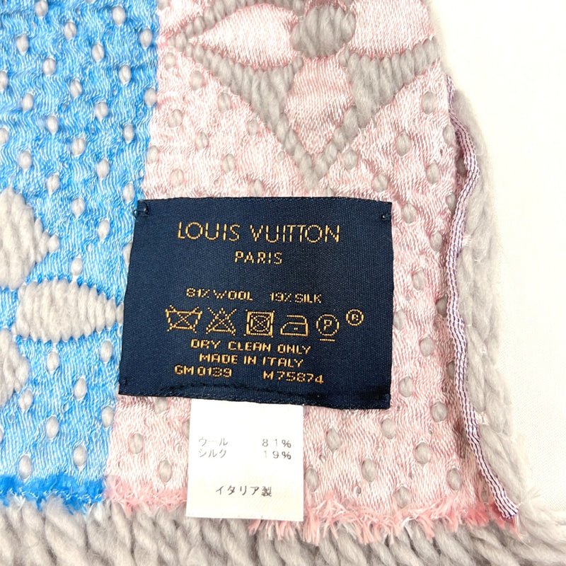 Louis Vuitton Wool Silk Echarpe Logomania Shine Muffler Monogram from JAPAN