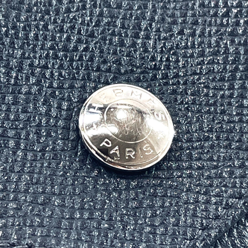 HERMES coin purse Le Sois Sandouze Epsom Navy □ICarved seal unisex Used