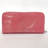 CARTIER purse happy Birthday Patent leather pink Women Used
