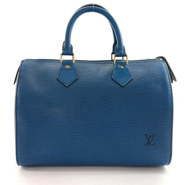 LOUIS VUITTON Handbag M43015 Speedy 25 Epi Leather blue Women Used
