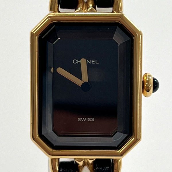 CHANEL Watches Premiere L Stainless Steel/leather gold gold Women Used