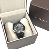 GUCCI Watches 126.2 G timeless Stainless Steel/leather Black mens Used