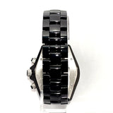 CHANEL Watches Chronograph J12 ceramic/Stainless Steel Black mens Used