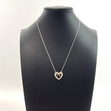 TIFFANY&Co. Necklace Heart ribbon El Saperetti Silver925/K18 Gold Silver Silver Women Used