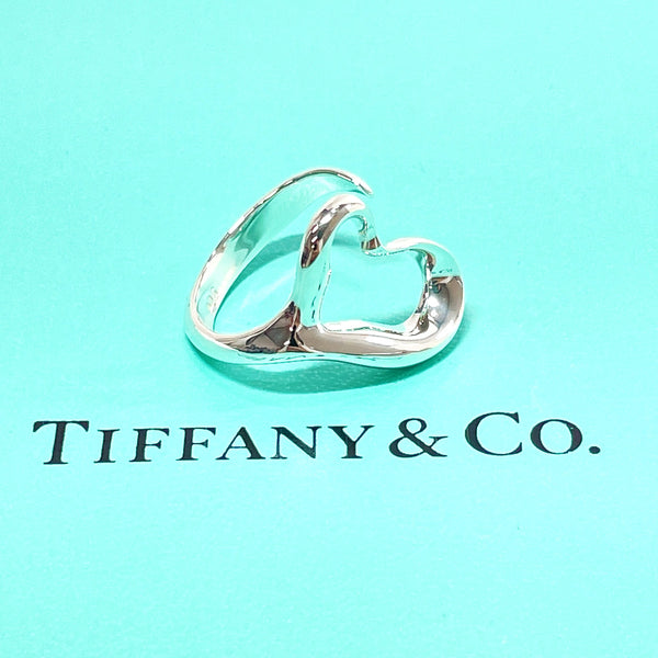 TIFFANY&Co. Ring Open heart Elsa Peretti Silver925 #13(JP Size) Silver Women Used