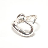 TIFFANY&Co. Ring Open heart Elsa Peretti Silver925 #8(JP Size) Silver Women Used