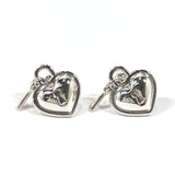 TIFFANY&Co. earring padlock heart key Silver925 Silver Women Used