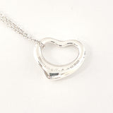 TIFFANY&Co. Necklace Open heart El Saperetti Silver925 Silver Women Used