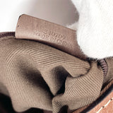 LOEWE Shoulder Bag one belt New Road Line Nylon/leather Brown Women Used