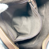 LOEWE Shoulder Bag one belt New Road Line Nylon/leather Brown Women Used