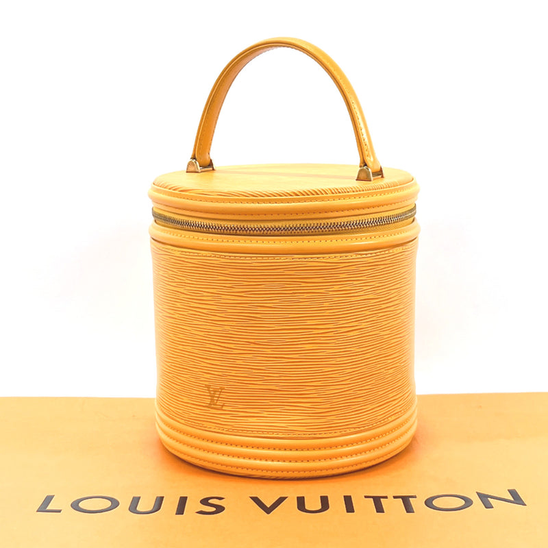 LOUIS VUITTON Handbag M48039 Cannes vanity back Epi Leather yellow yel –