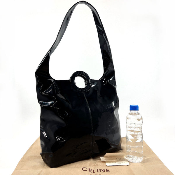 CELINE Handbag 2WAY bag Patent leather Black Women Used