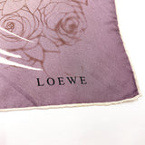 LOEWE scarf silk purple purple Women Used