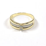 Ring Pt900Platinum/K18 Gold #16.5(JP Size) gold gold Women Used