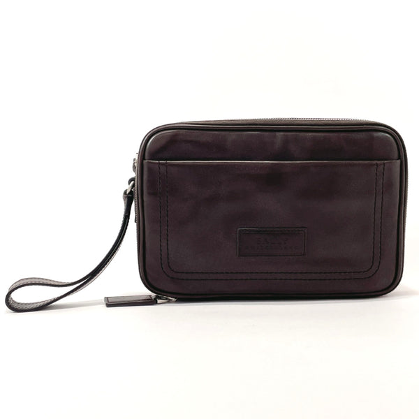 BALLY Clutch bag TOLETTO-SM/261 leather Brown mens Used –