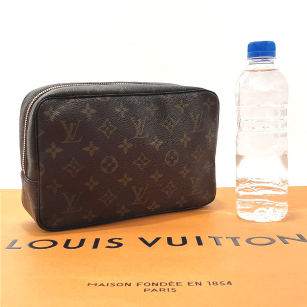 LOUIS VUITTON Pouch M47524 Trust Cracking at 23 Monogram canvas Brown unisex Used