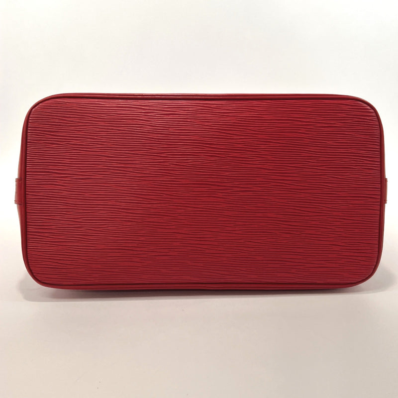 LOUIS VUITTON Handbag M52147 Alma PM Epi Leather Red Red Women Used