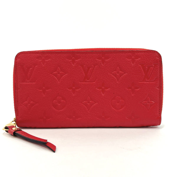 LOUIS VUITTON purse  M60547 Zippy wallet Monogram Empreinte Red Red Women Used