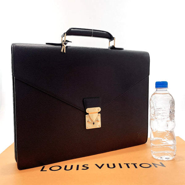 LOUIS VUITTON Business bag M54422 Conseiller Epi Leather Black mens Used