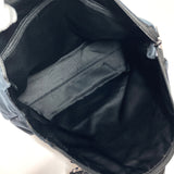 Yves Saint Laurent rive gauche Tote Bag canvas/leather Black Women Used